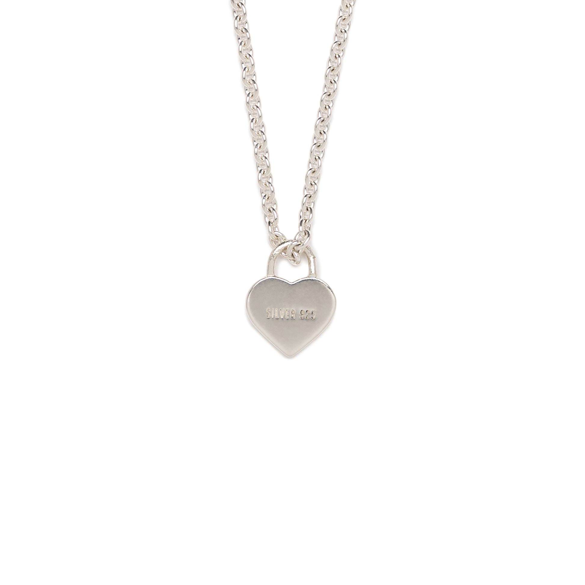 HUMAN MADE HEART SILVER NECKLACE SV-C