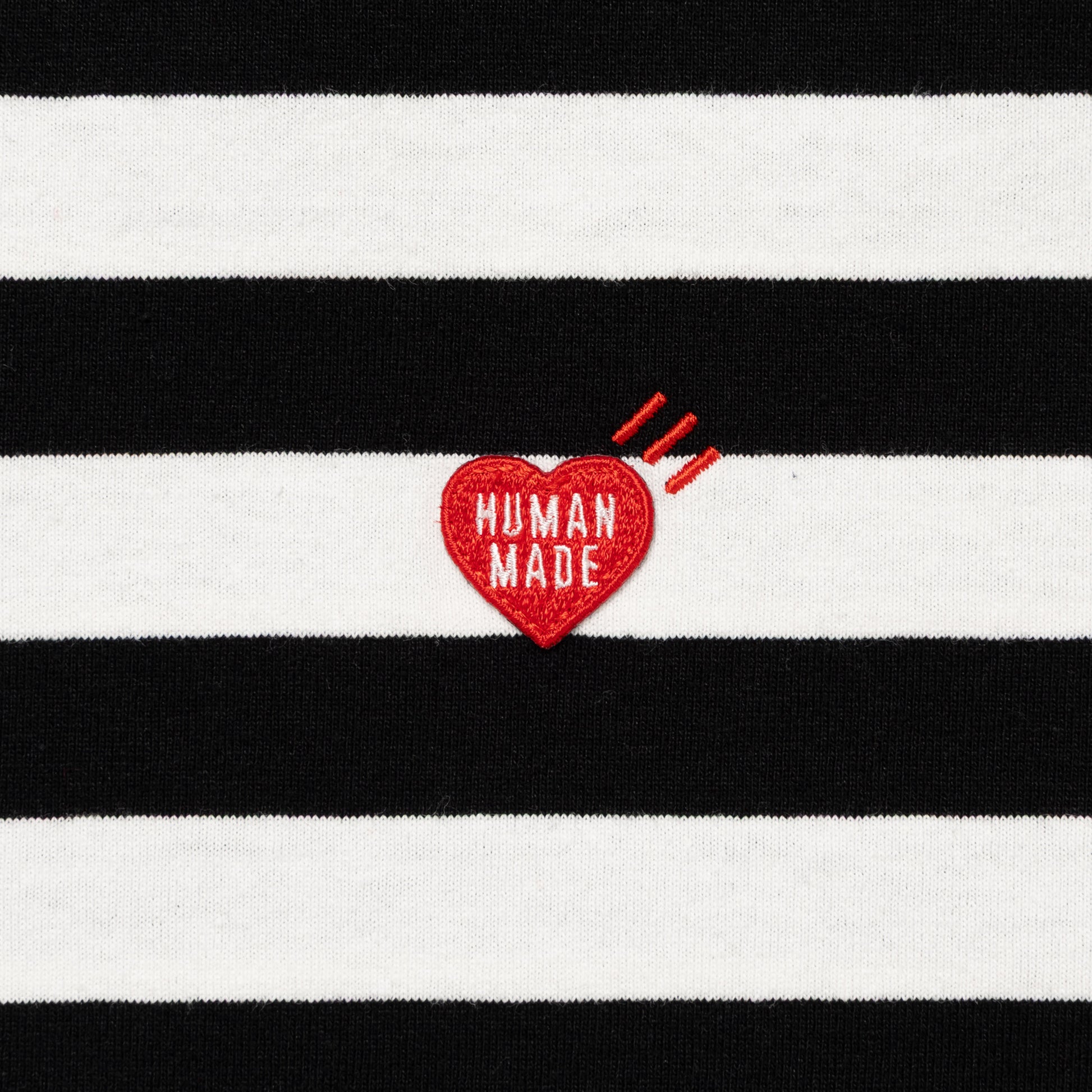 HUMAN MADE  STRIPED L/S T-SHIRT WH-C
