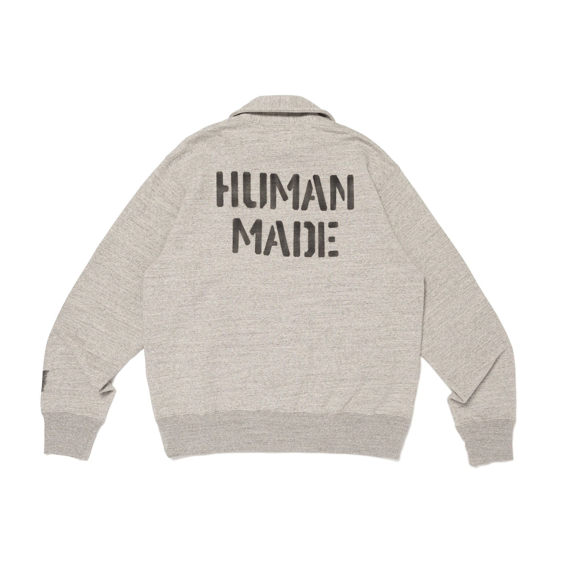 HUMAN MADE HALF-ZIP SWEATSHIRT 1-B