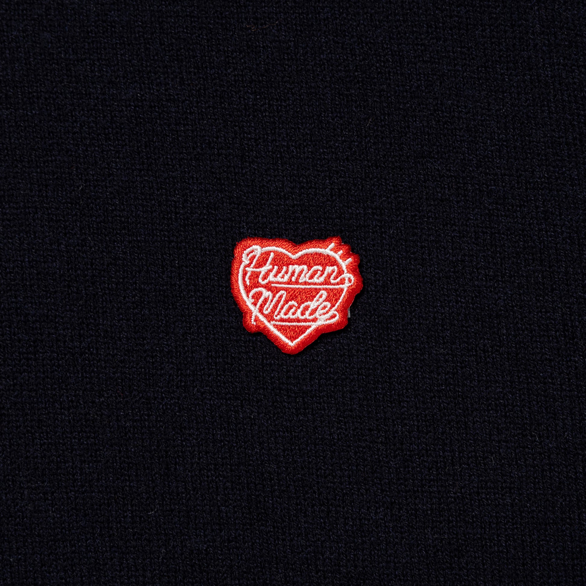 HUMAN MADE HEART BADGE KNIT SWEATER 1-C