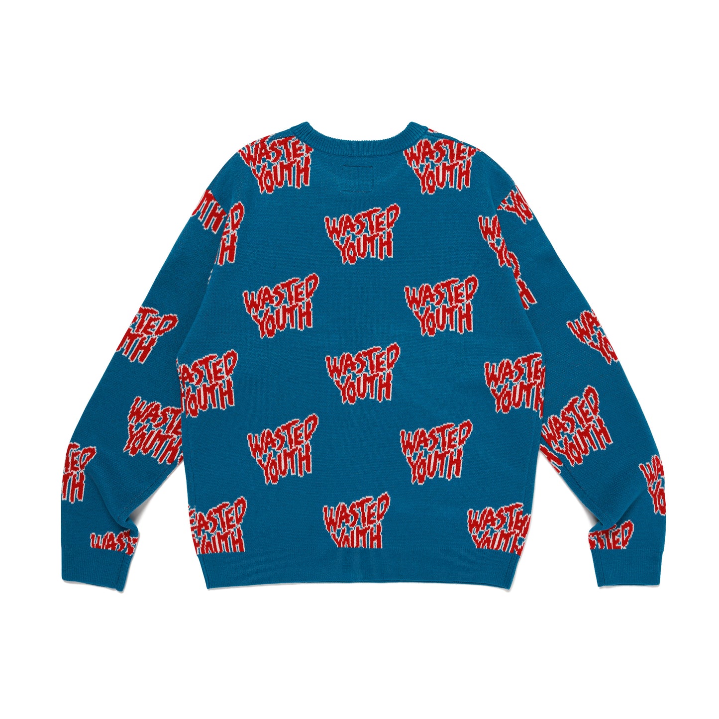 WASTED YOUTH KNIT SWEATER BL-B