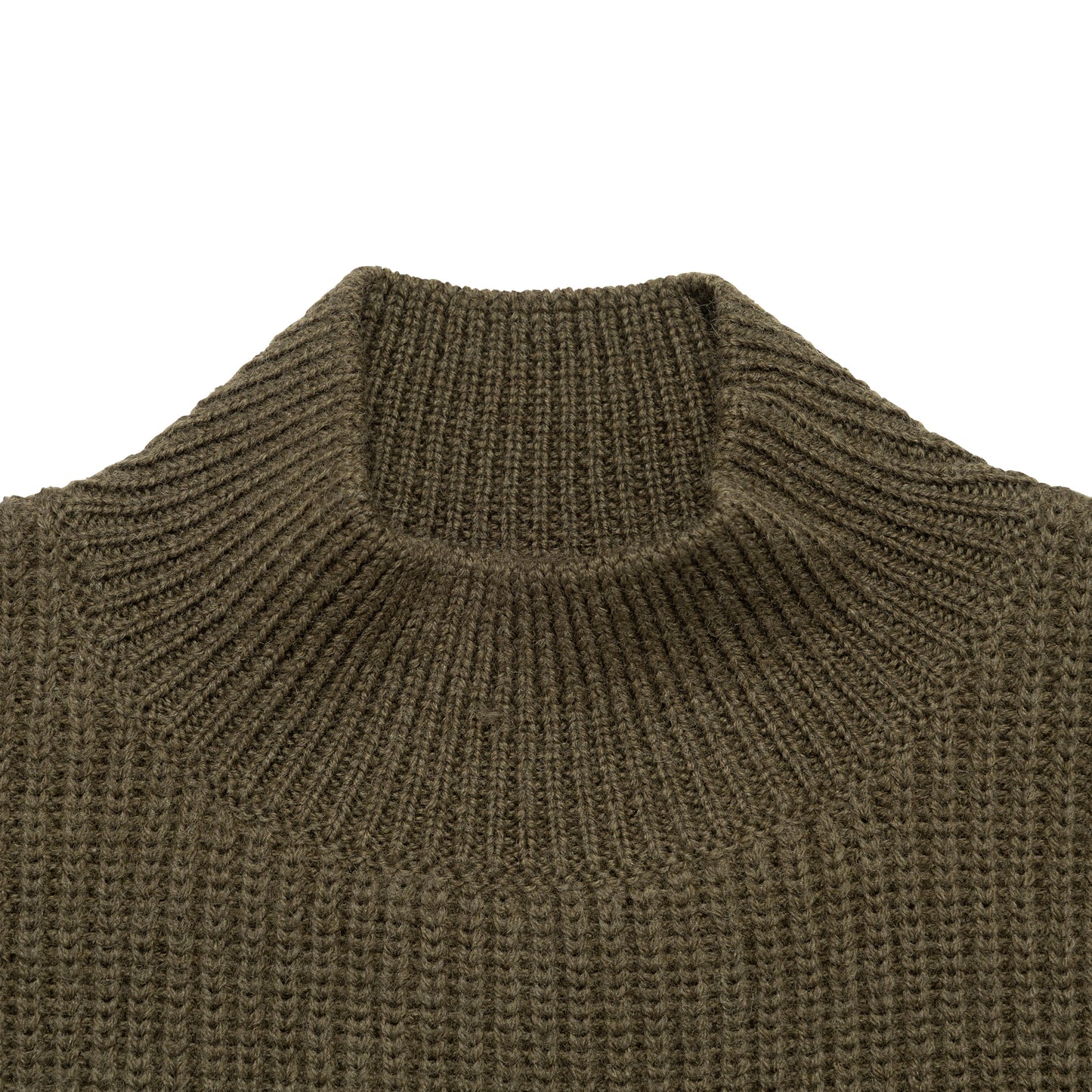 HUMAN MADE  MOC NECK KNIT SWEATER OD-C