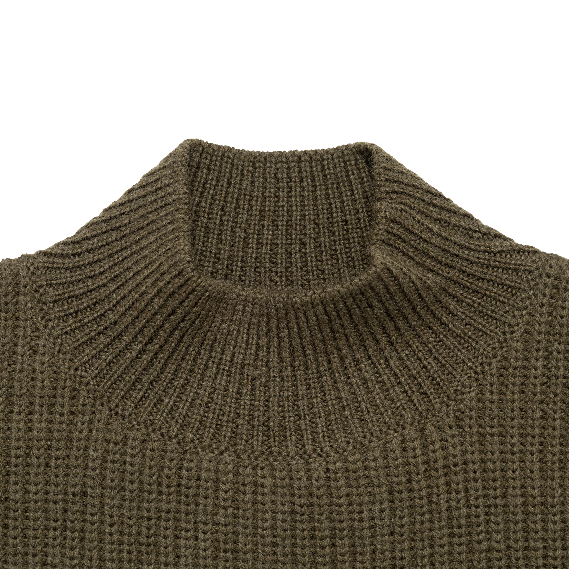 HUMAN MADE  MOC NECK KNIT SWEATER OD-C