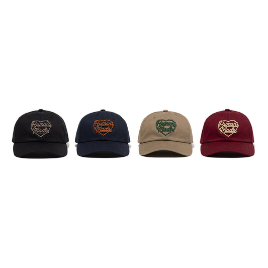 HUMAN MADE  6PANEL TWILL CAP BK-A