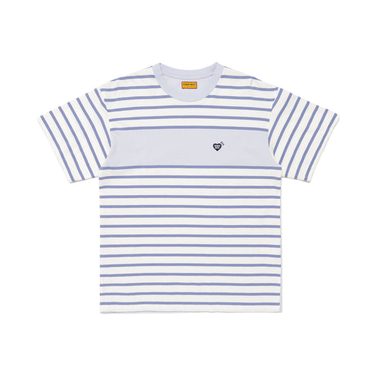 HUMAN MADE PANEL STRIPED T-SHIRT BL-A