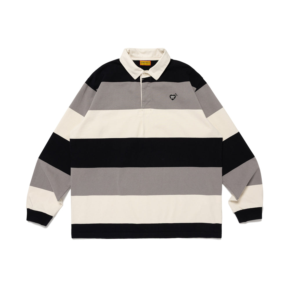 HUMAN MADE RUGBY SHIRT BK-A