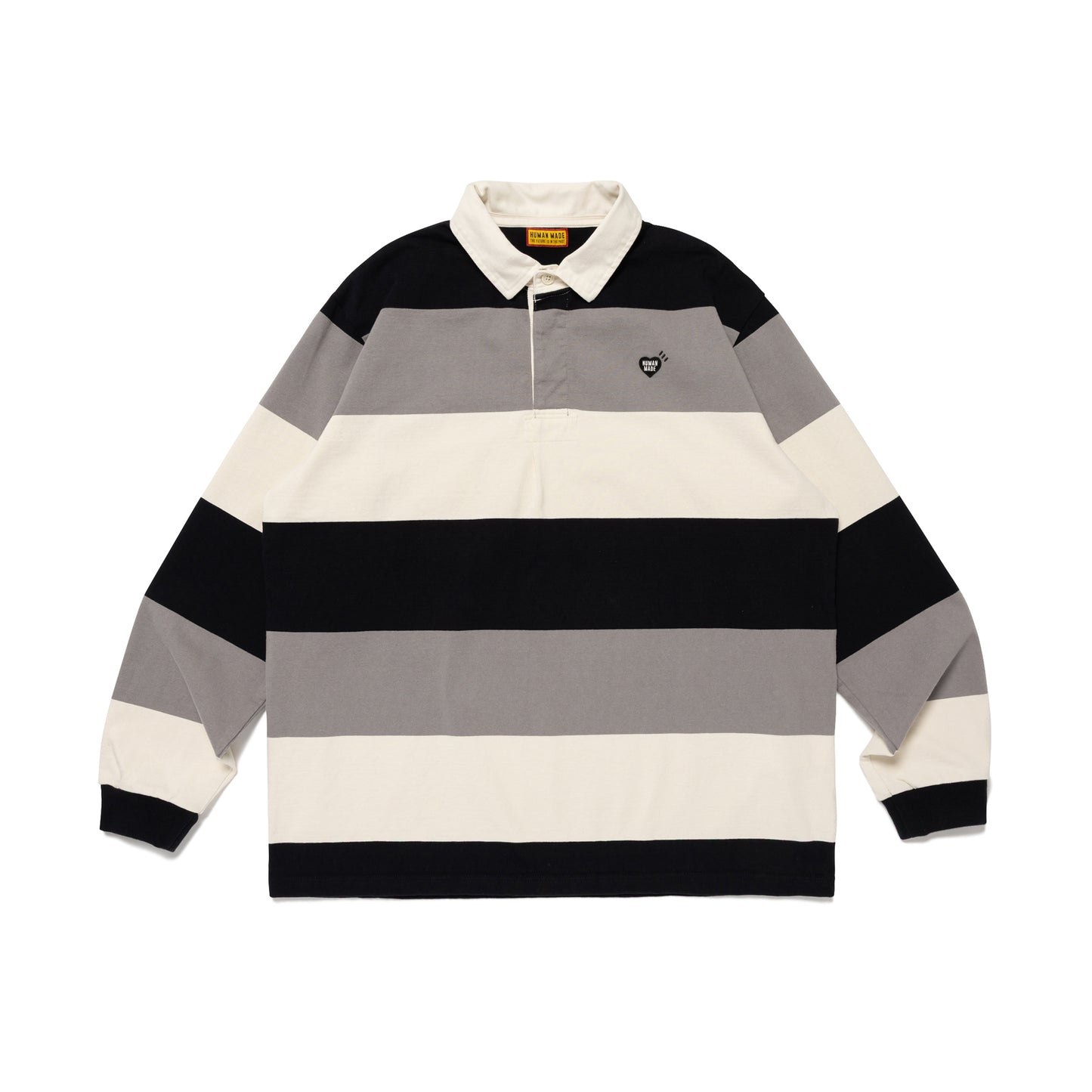 HUMAN MADE RUGBY SHIRT BK-A