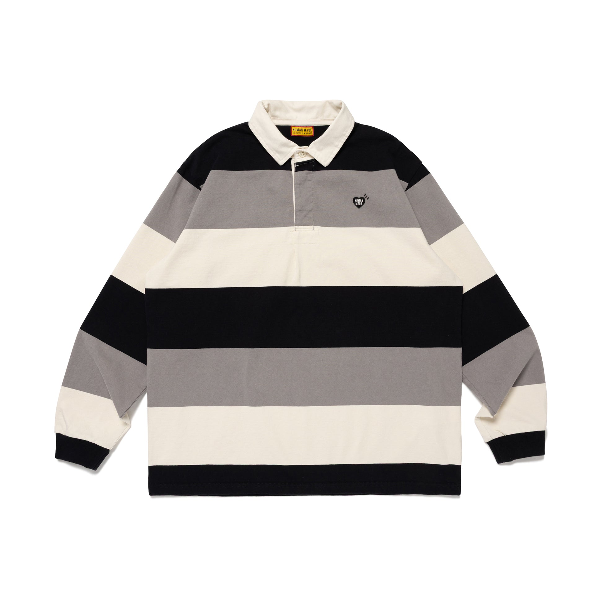 HUMAN MADE RUGBY SHIRT BK-A