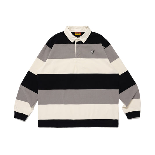 HUMAN MADE RUGBY SHIRT BK-A