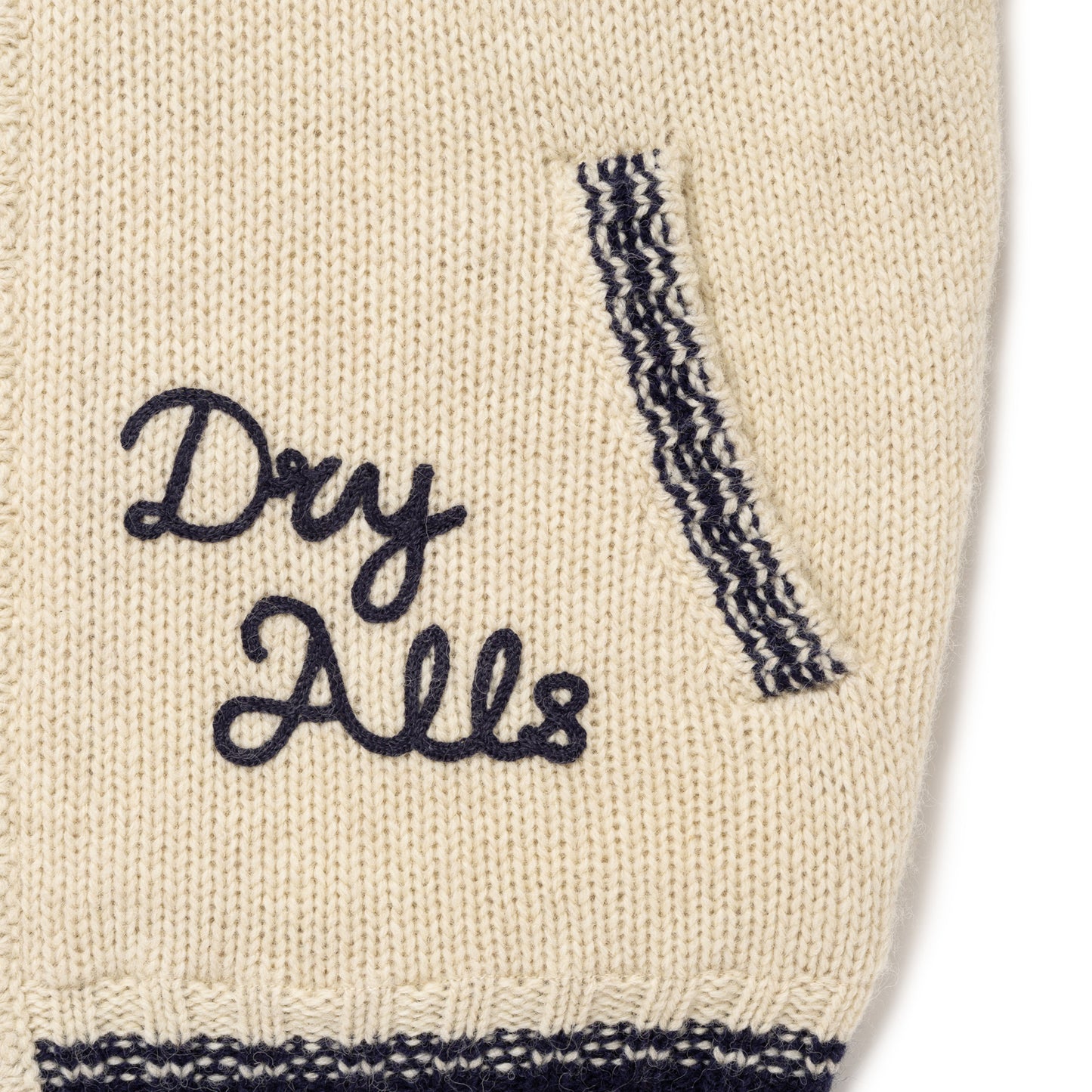 HUMAN MADE ZIP-UP KNIT JACKET WH-E