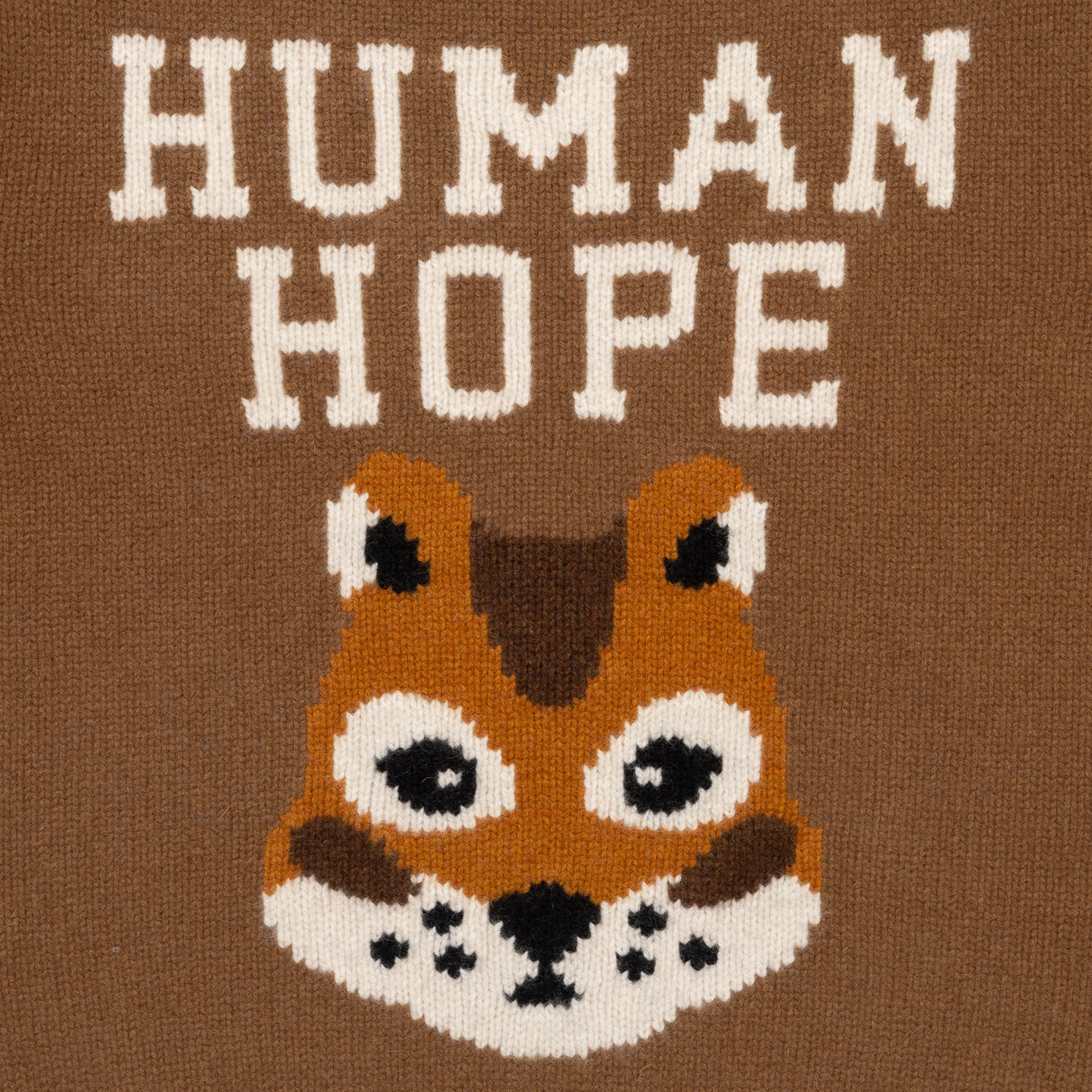 HUMAN MADE HUMAN HOPE LOW GAUGE KNIT BW-C