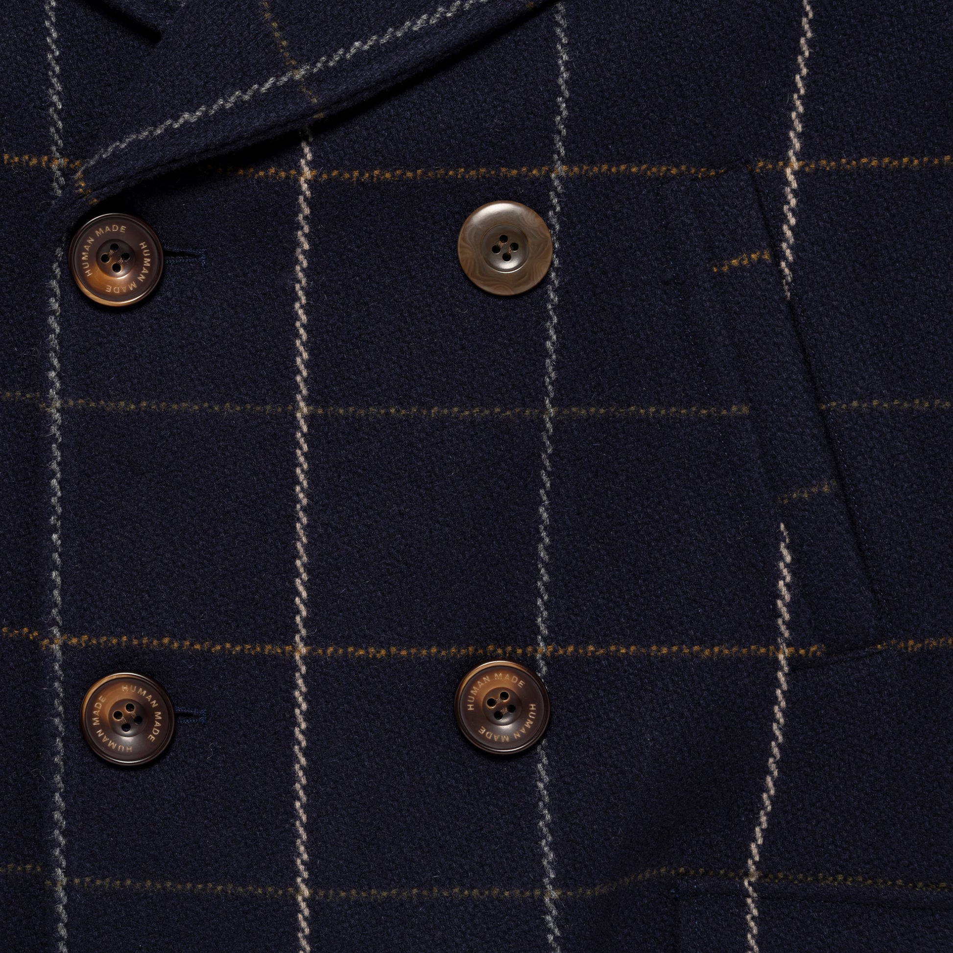 HUMAN MADE WOOL COAT NY-D