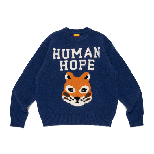 HUMAN MADE HUMAN HOPE LOW GAUGE KNIT NY-A