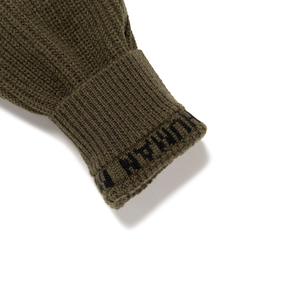 HUMAN MADE  MOC NECK KNIT SWEATER OD-E