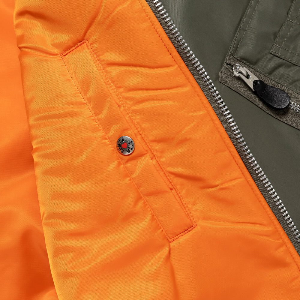 HUMAN MADE FLIGHT JACKET OD-E