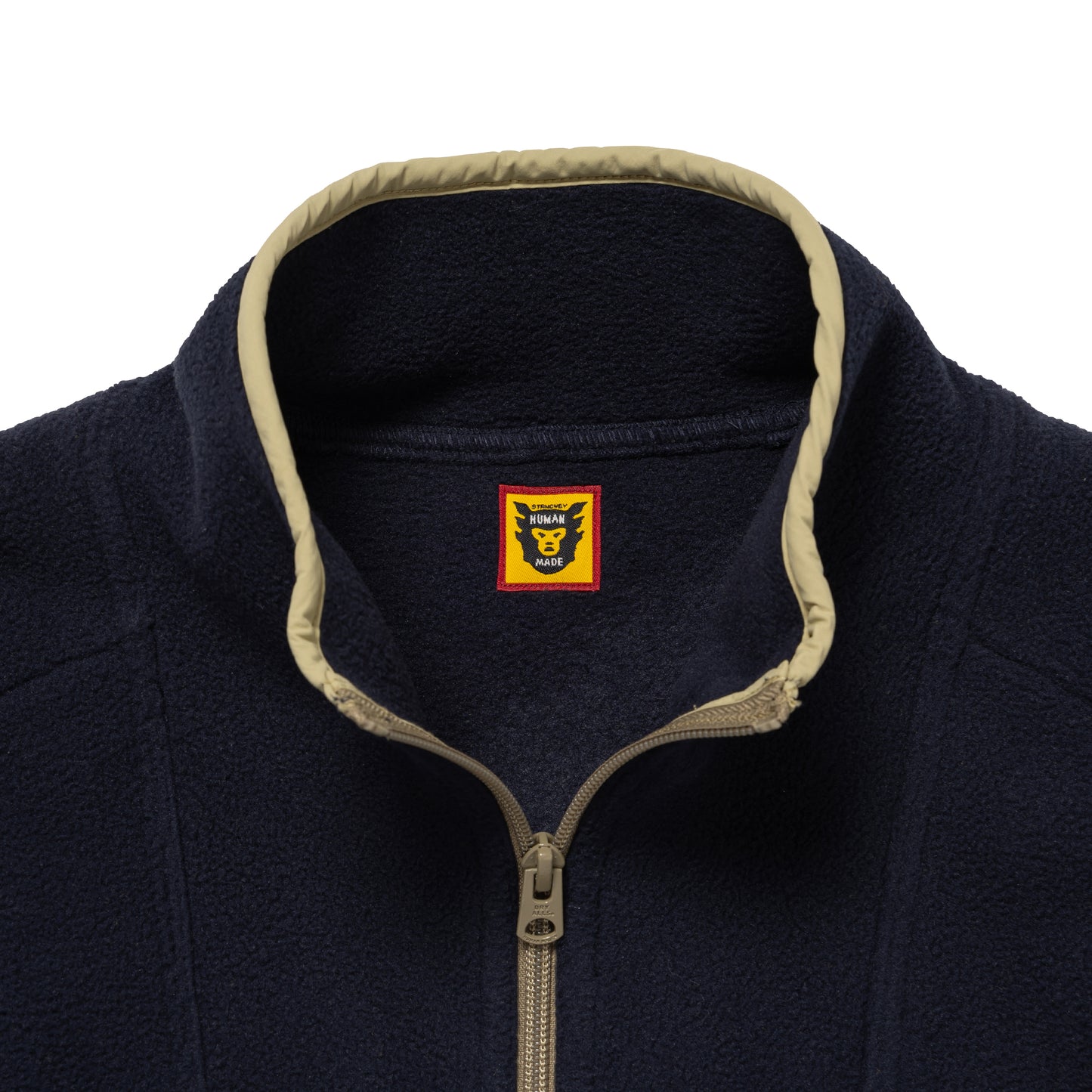 HUMAN MADE FLEECE HALF ZIP PULLOVER 1-C