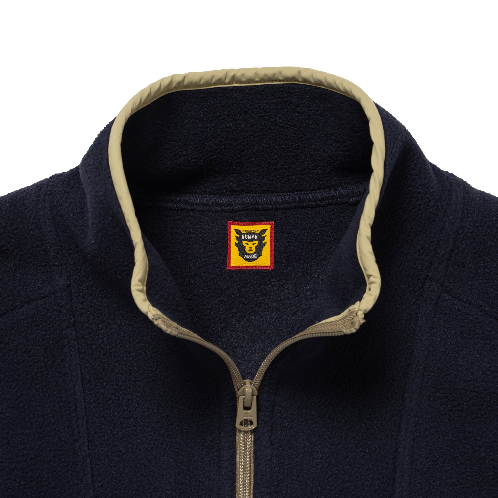 HUMAN MADE FLEECE HALF ZIP PULLOVER 1-C