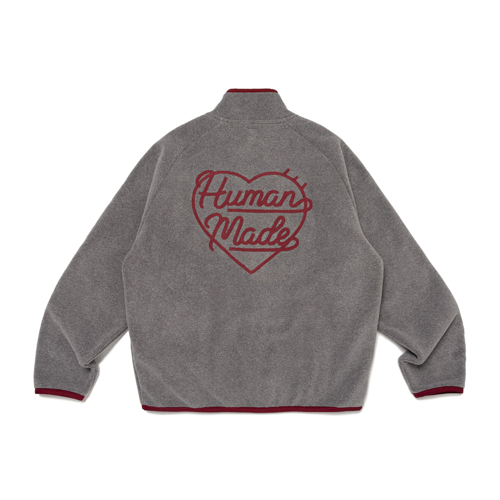 HUMAN MADE FLEECE HALF ZIP PULLOVER 2-B