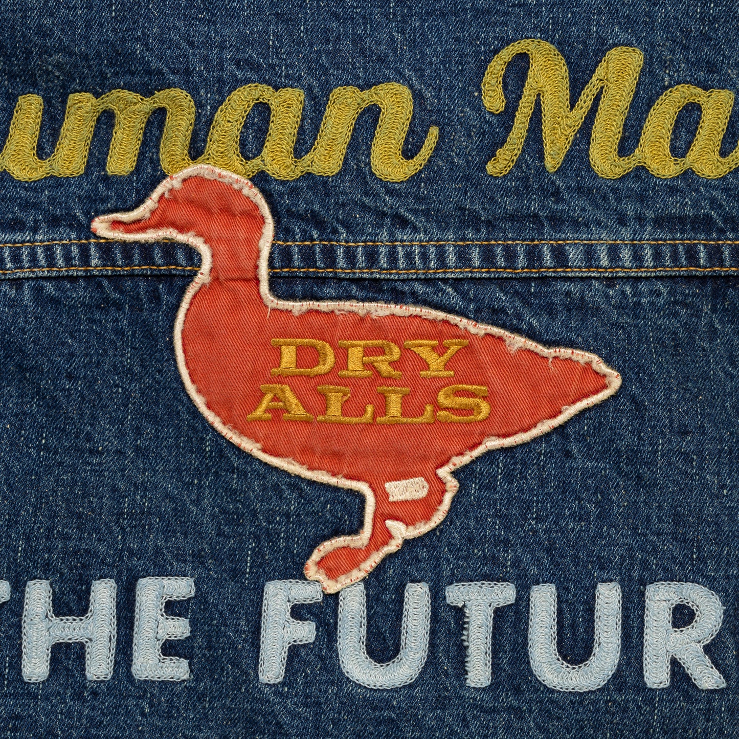HUMAN MADE BOA LINED DENIM JACKET IN-G