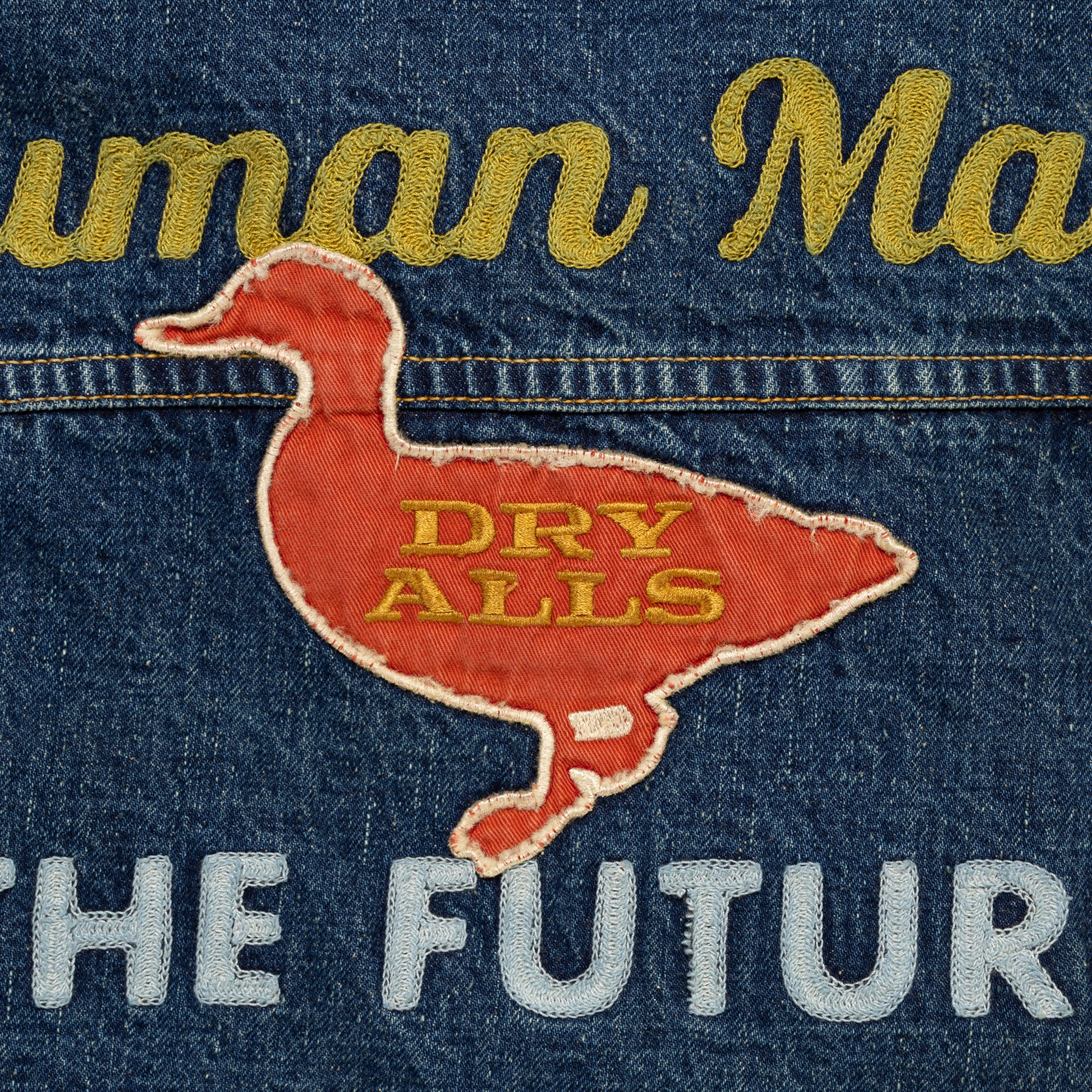 HUMAN MADE BOA LINED DENIM JACKET IN-G
