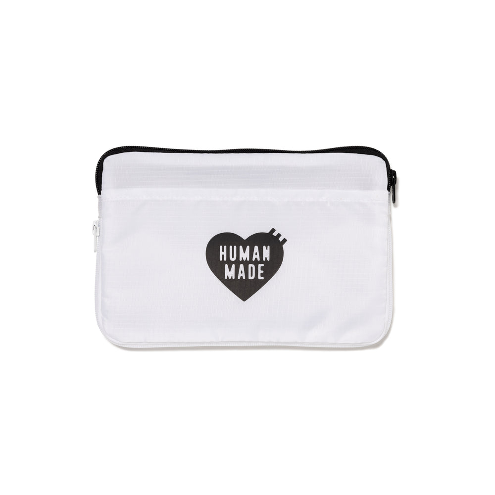 HUMAN MADE TRAVEL CASE MEDIUM WH-B