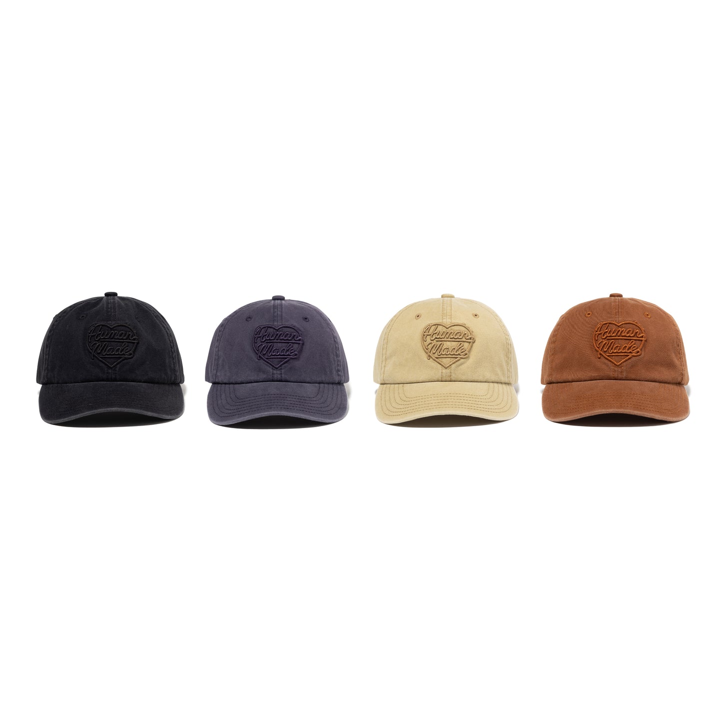 HUMAN MADE 6PANEL TWILL CAP BK-A.jpg