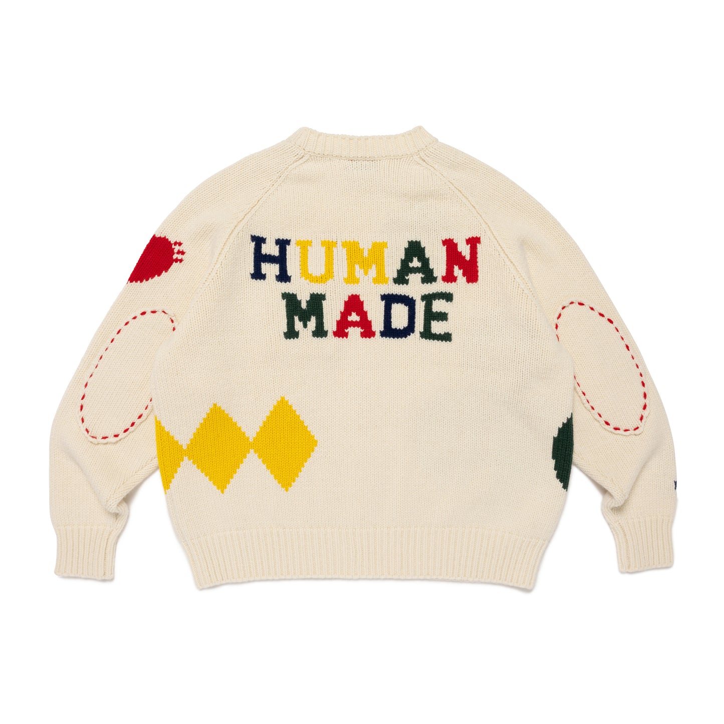 HUMAN MADE LOWGAUGE KNIT SWEATER WH-B