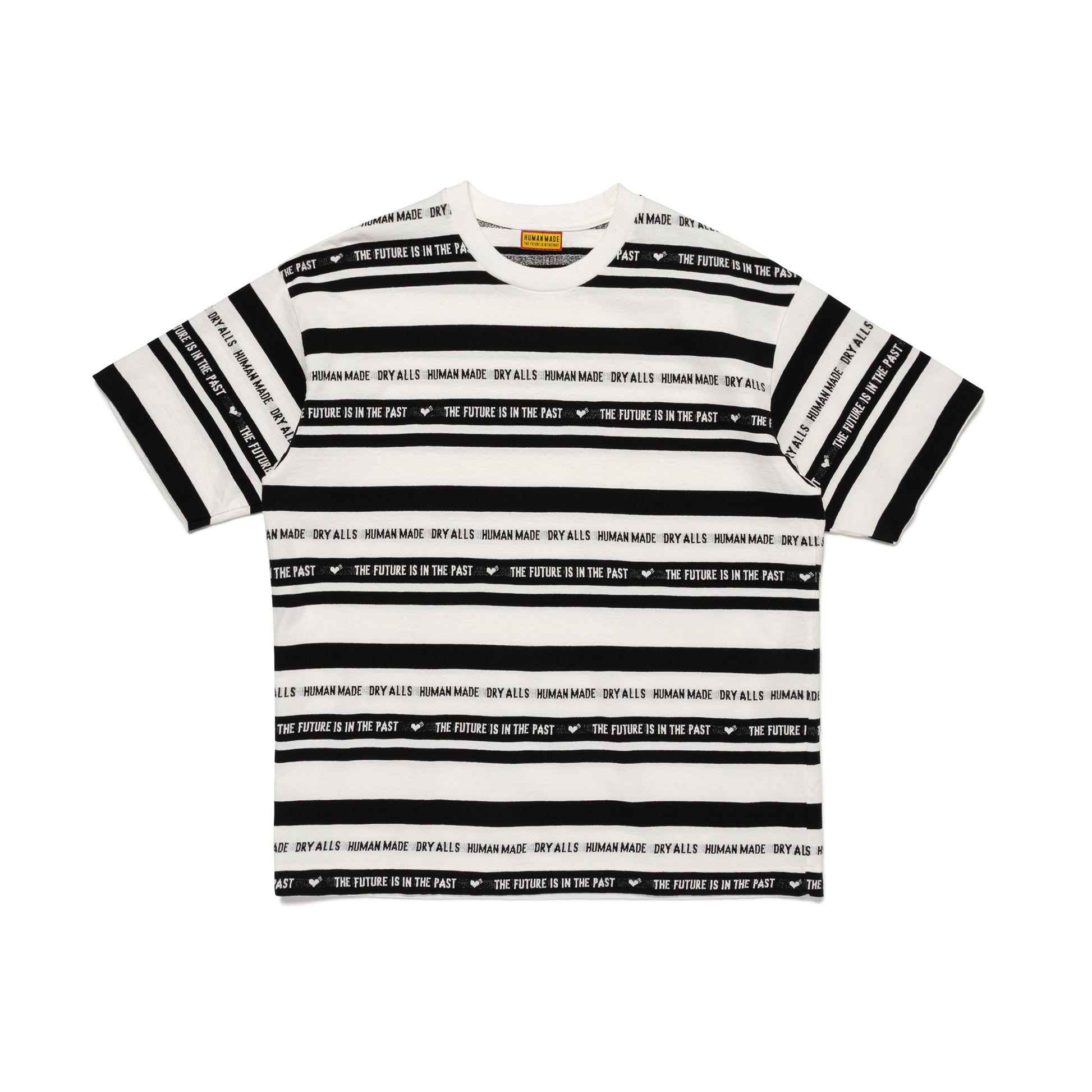HUMAN MADE STRIPED T-SHIRT WH-A