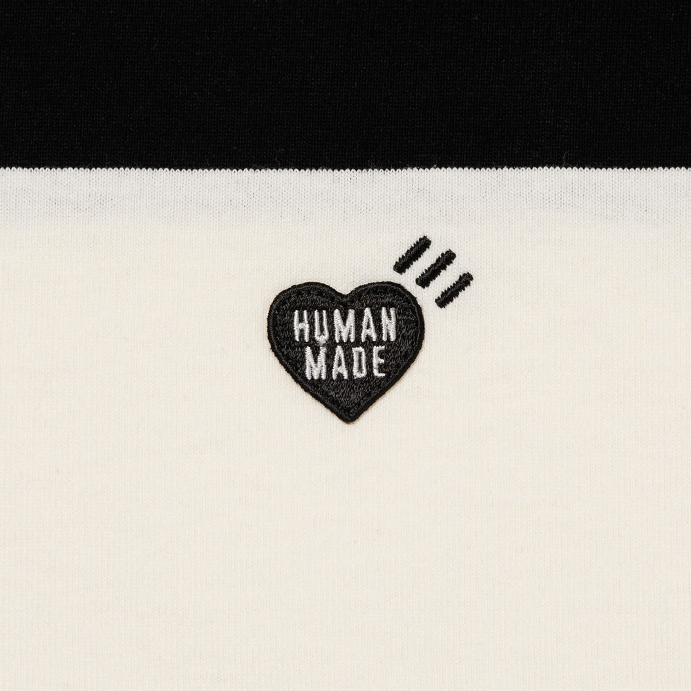 HUMAN MADE BORDER L_S T-SHIRT BR-C