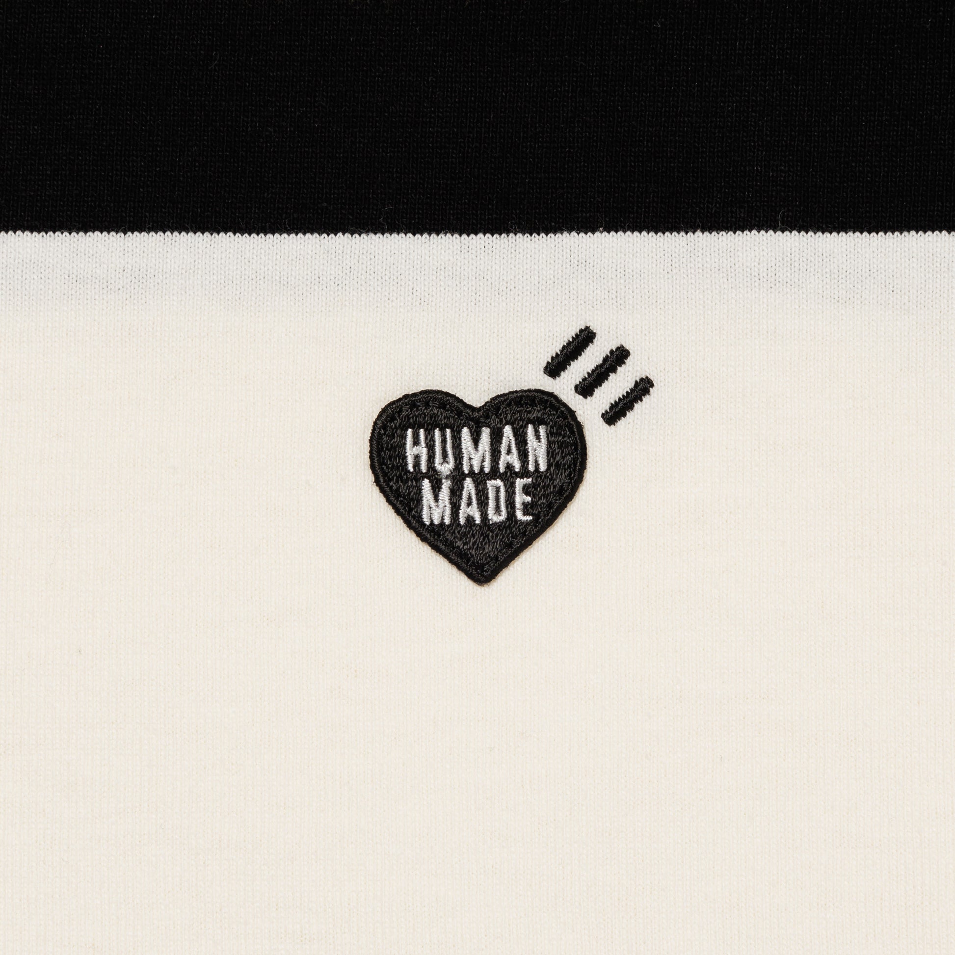 HUMAN MADE BORDER L_S T-SHIRT BR-C