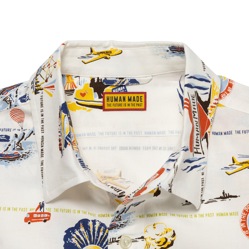 HUMAN MADE PRINTED SHIRT WH-C