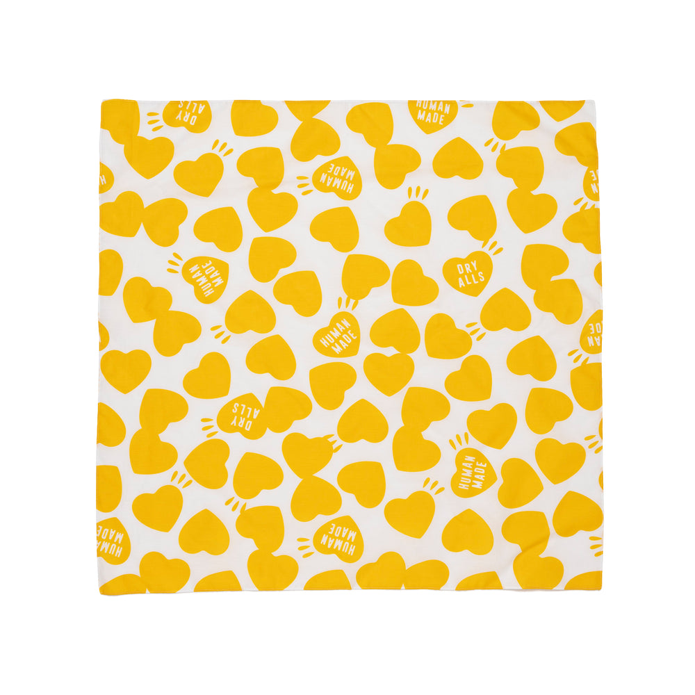 HUMAN MADE HEART BIG BANDANA YE-A