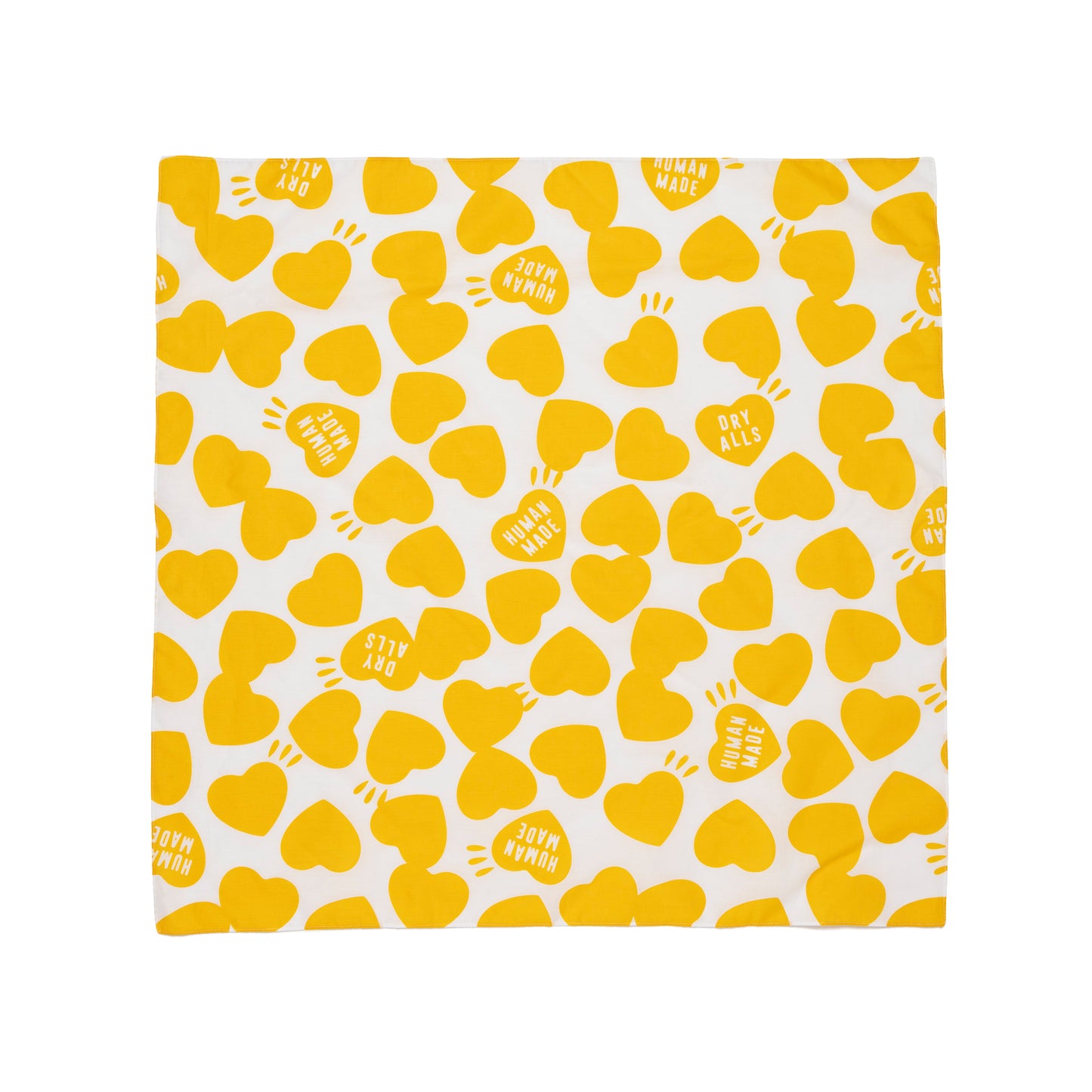 HUMAN MADE HEART BIG BANDANA YE-A