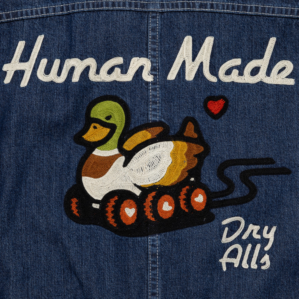 HUMAN MADE  DENIM HALF COAT IN-G