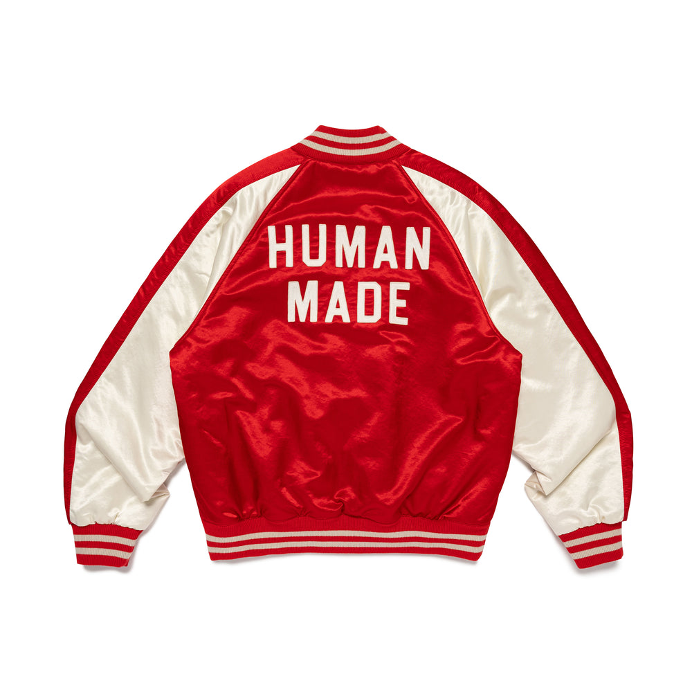 HUMAN MADE SATIN VARSITY JACKET RD-B