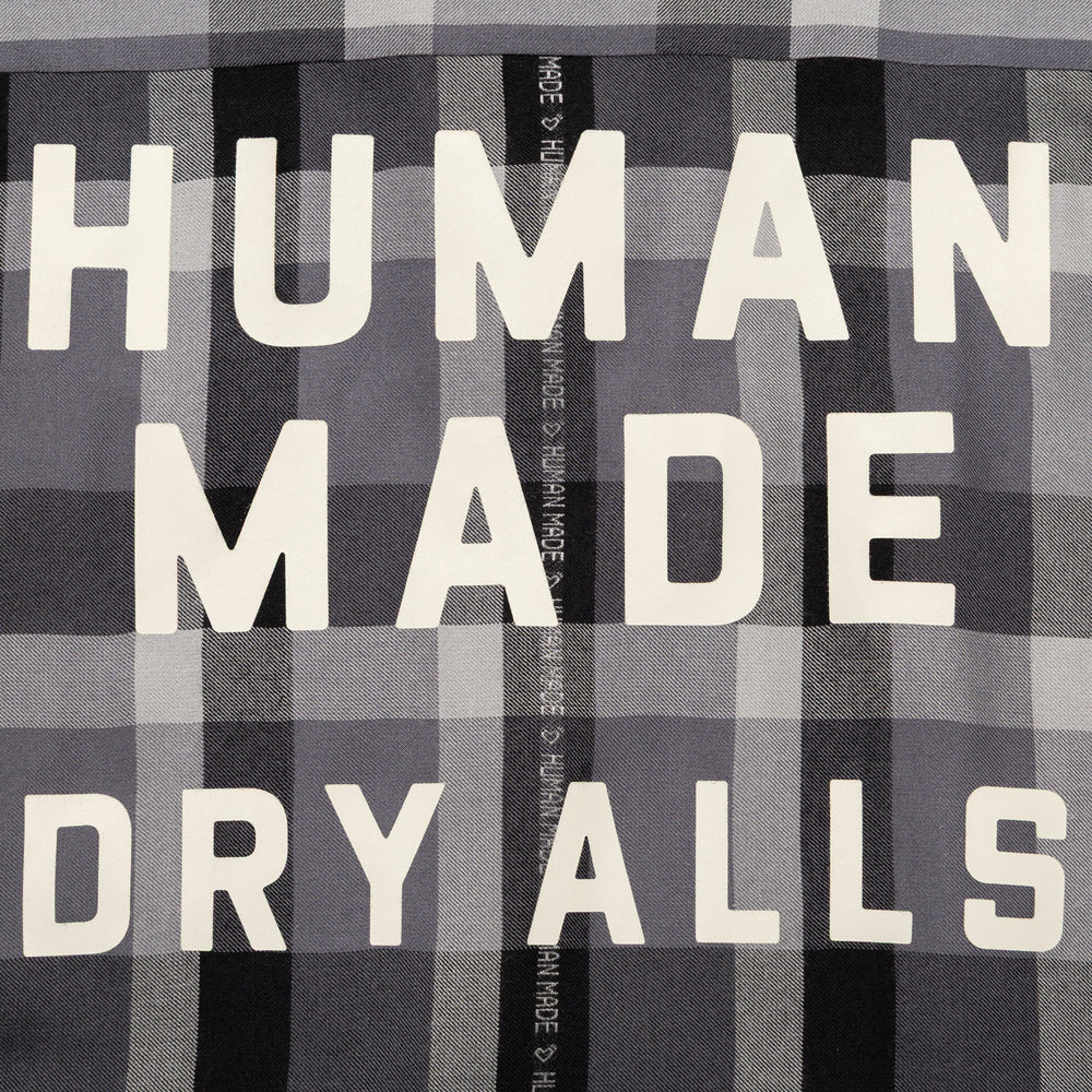HUMAN MADE OPEN COLLAR CHECK SHIRT BK-E