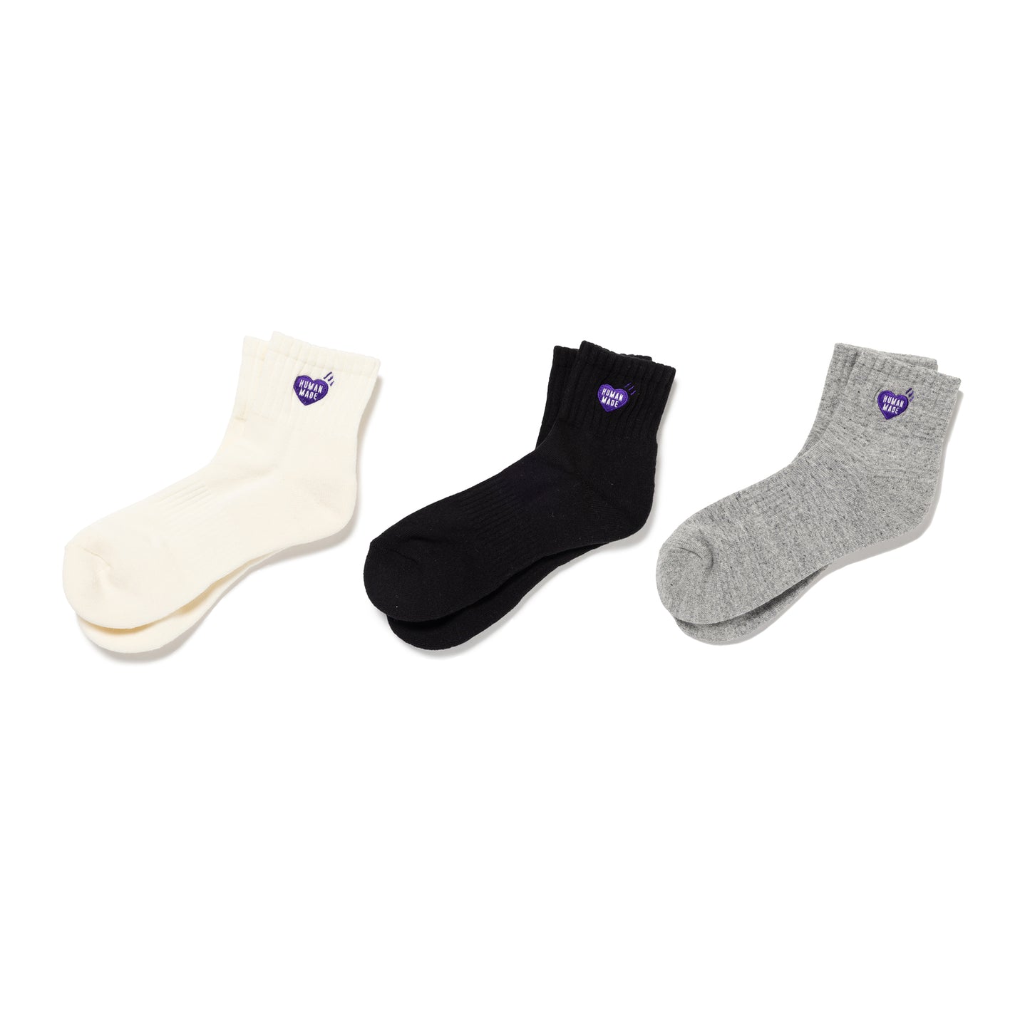 HUMAN MADE SHORT PILE SOCKS 1-A