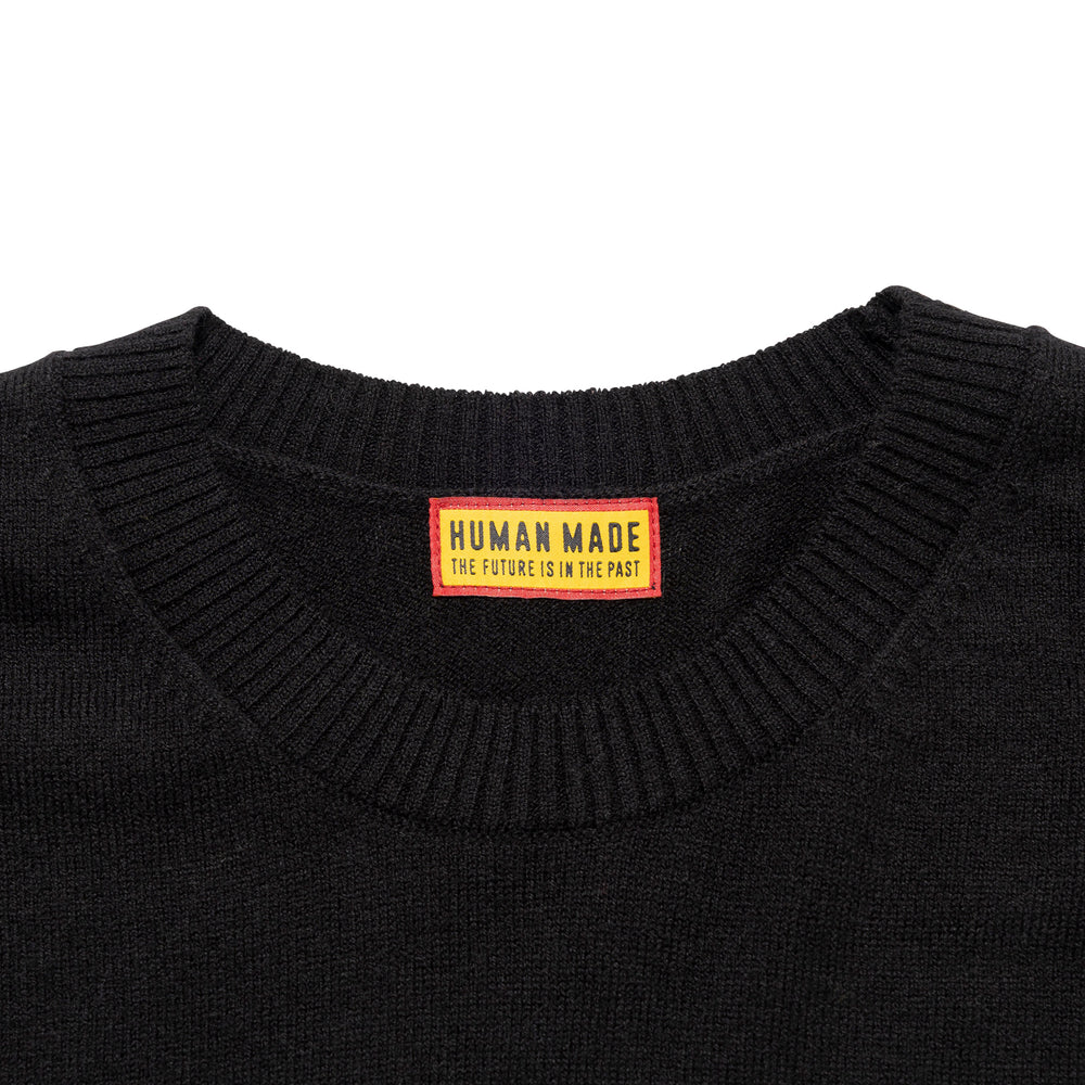 HUMAN MADE HEART BADGE KNIT SWEATER BK-C