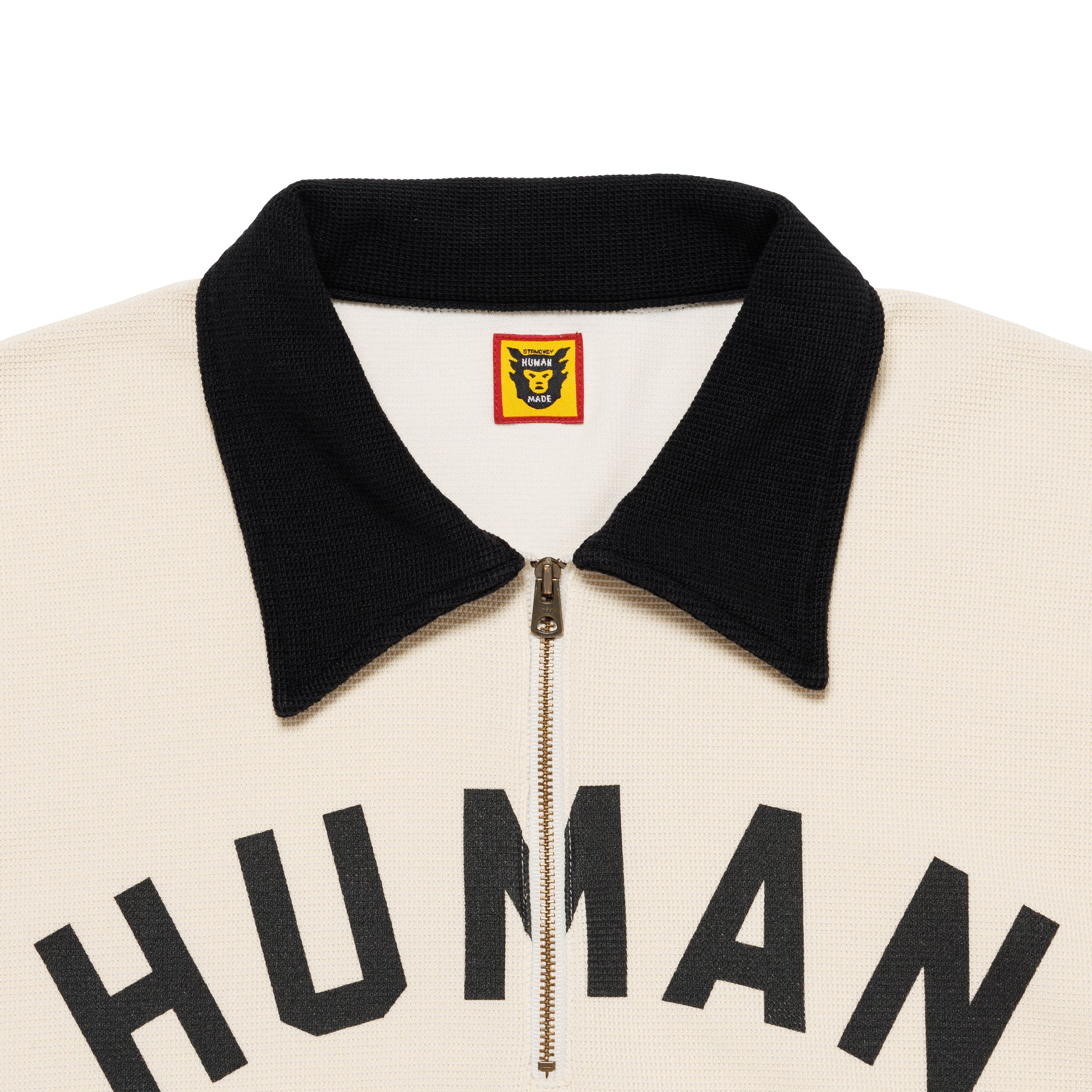 HUMAN MADE　　ZIP-UP L/S T-SHIRT BK-C