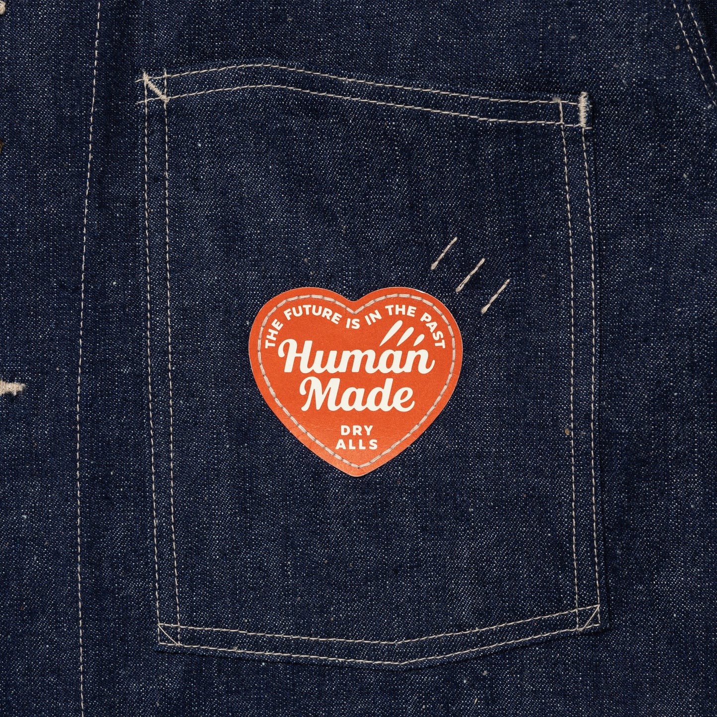 HUMAN MADE DENIM COVERALL PAST IN-D