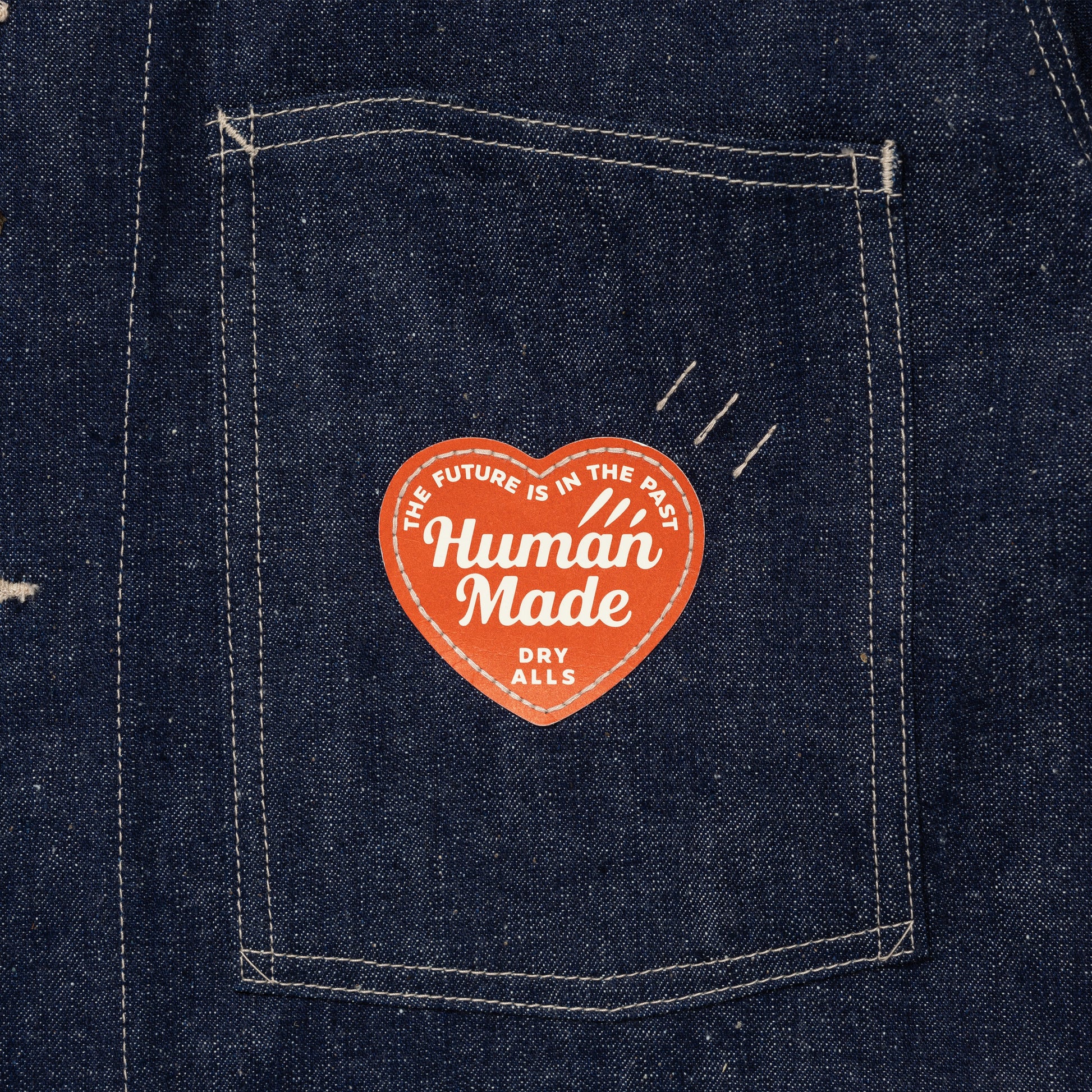 HUMAN MADE DENIM COVERALL PAST IN-D