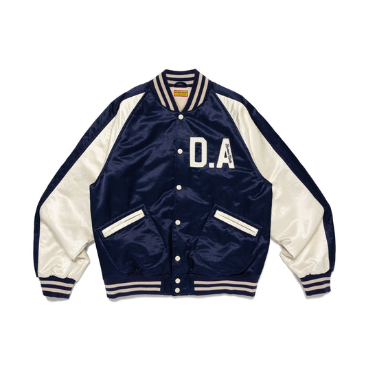 HUMAN MADE SATIN VARSITY JACKET NY-A