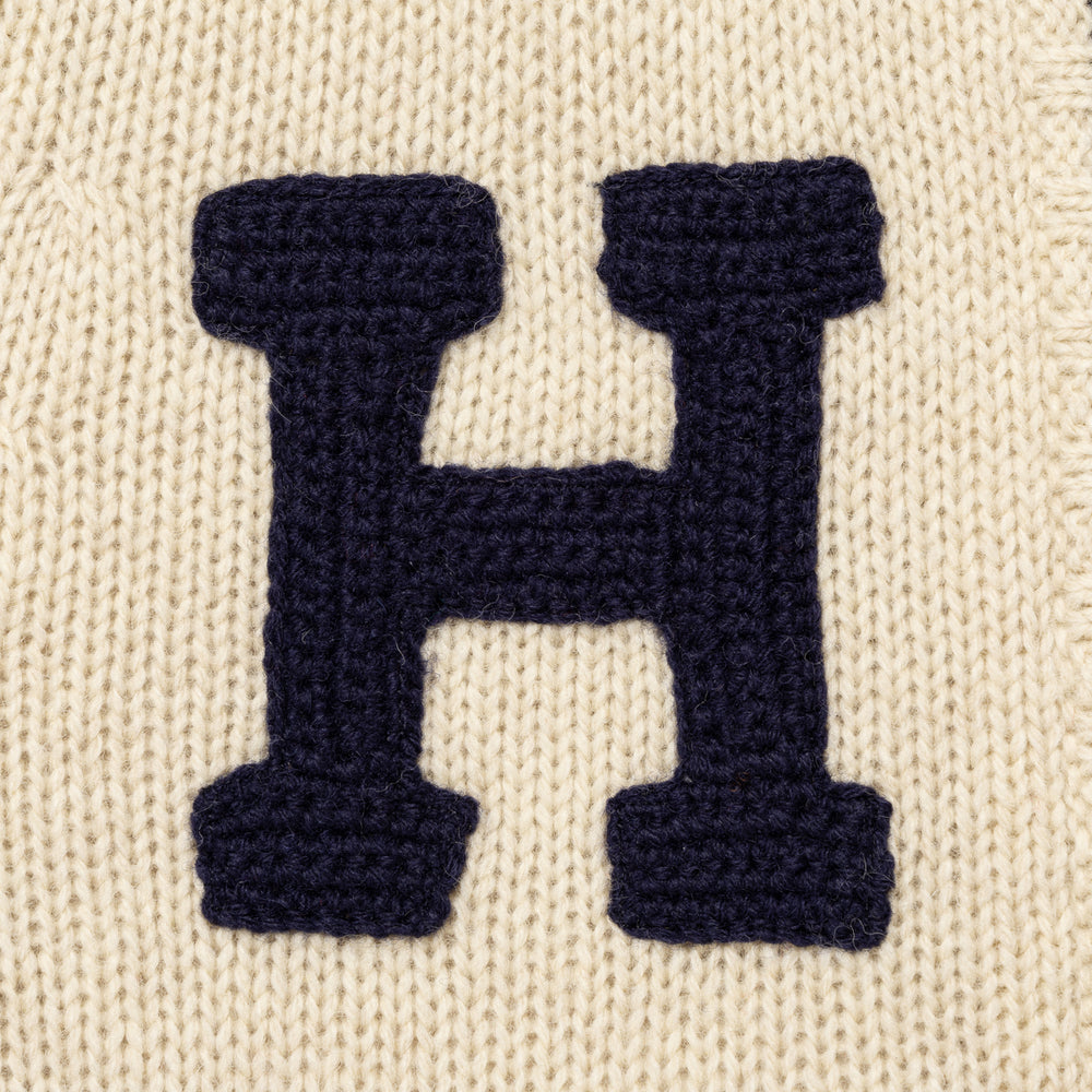 HUMAN MADE ZIP-UP KNIT JACKET WH-C