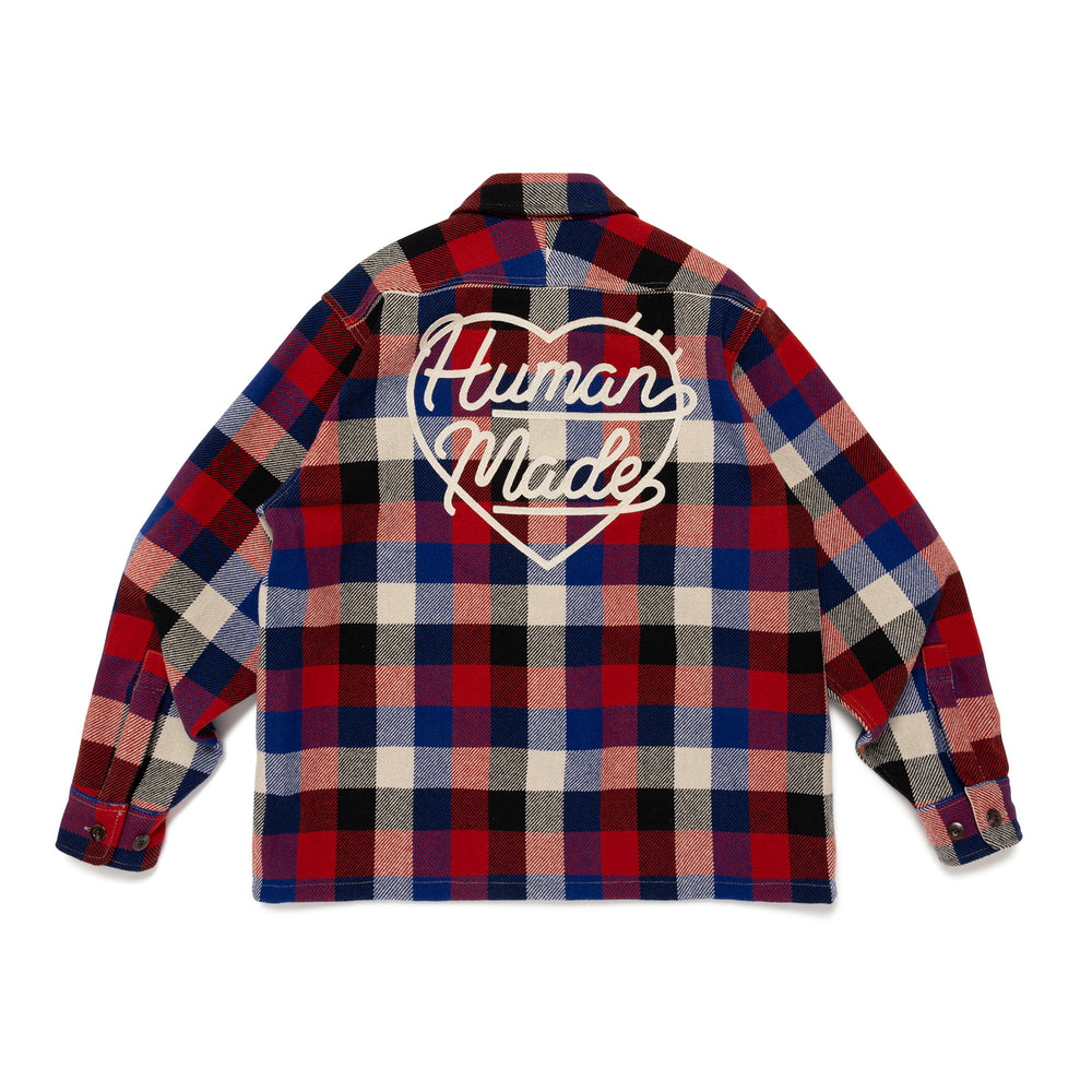 HUMAN MADE WOOL CHECK SHIRT JACKET RD-B