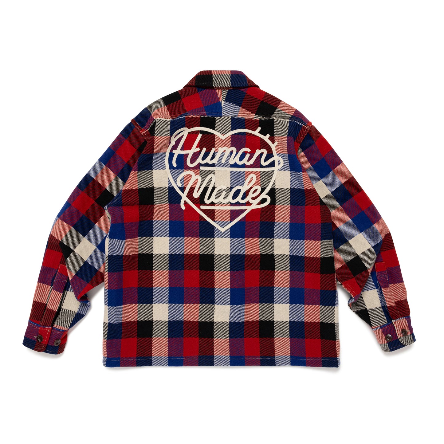 HUMAN MADE WOOL CHECK SHIRT JACKET RD-B