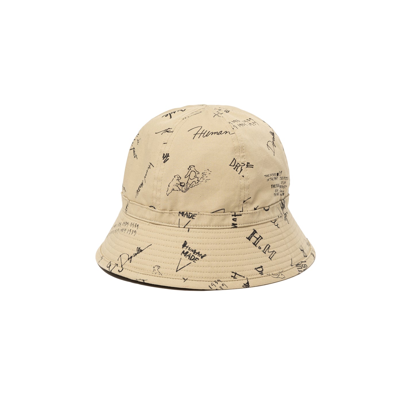 HUMAN MADE PRINTED BUCKET HAT BG-A