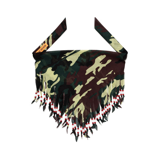 CPFM CAMO BEADED BANDANA OD-A