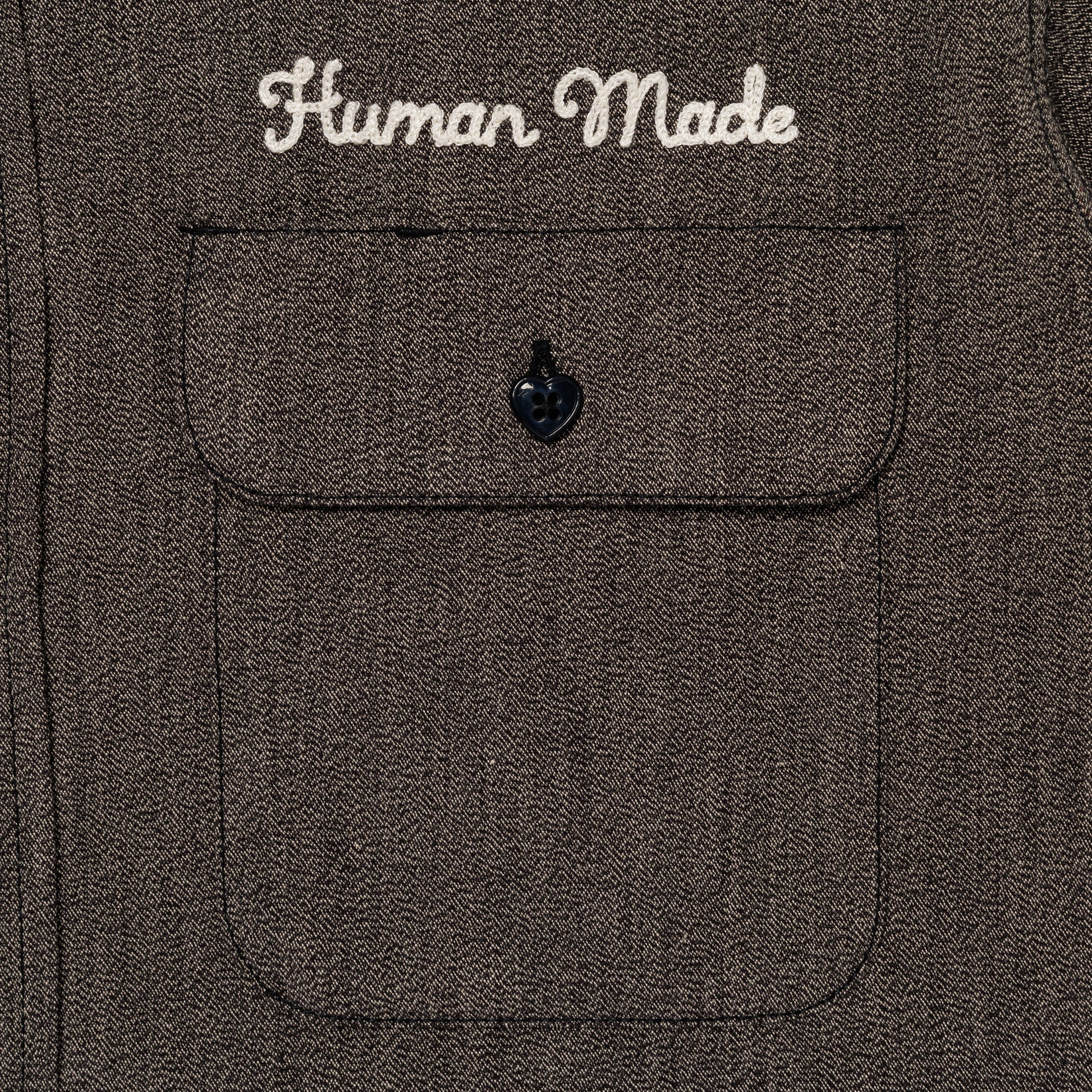 HUMAN MADE SALT & PEPPER WORK SHIRT CH-C