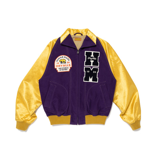 HUMAN MADE SATIN VARSITY JACKET PP-A