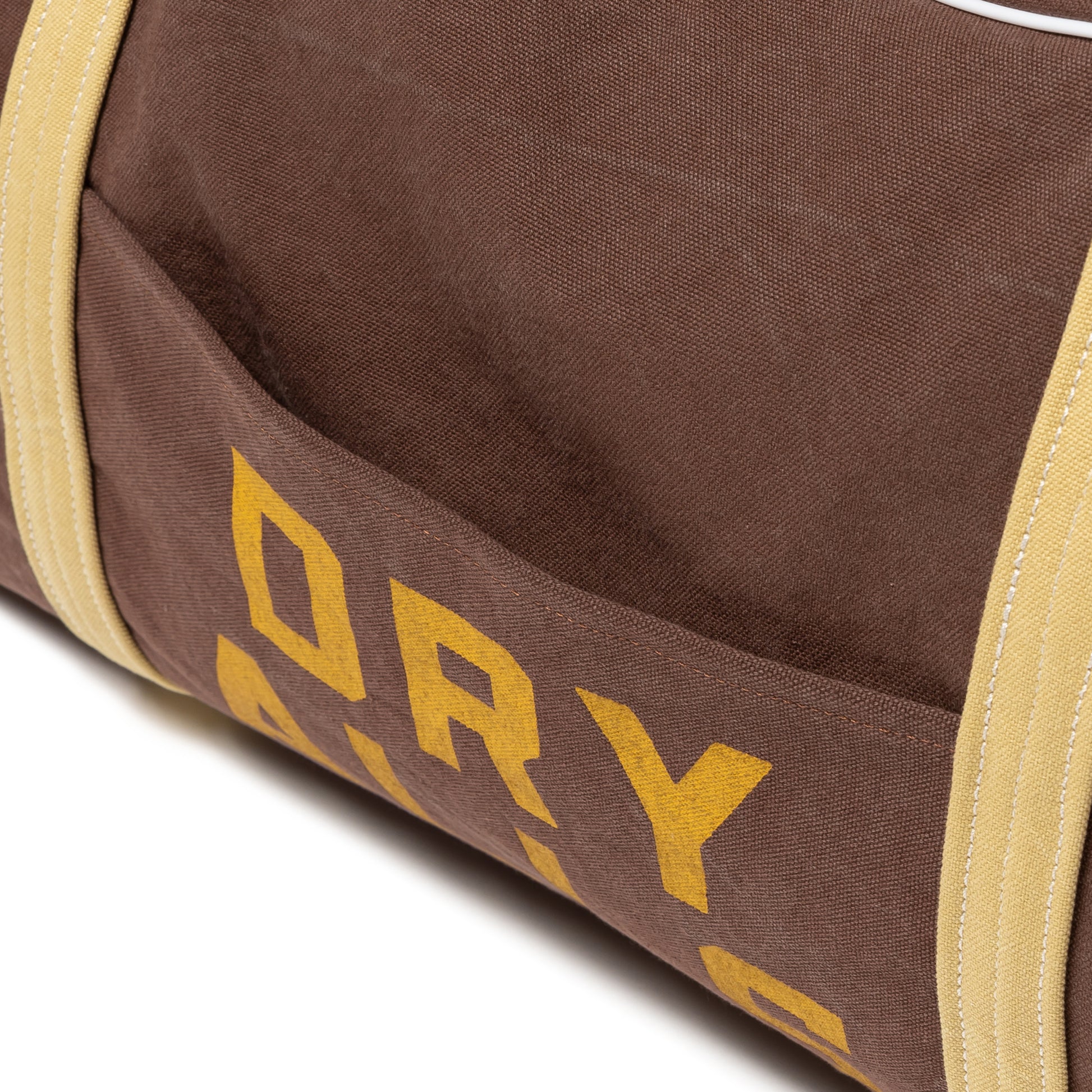 HUMAN MADE CANVAS BOSTON BAG LARGE BW-E